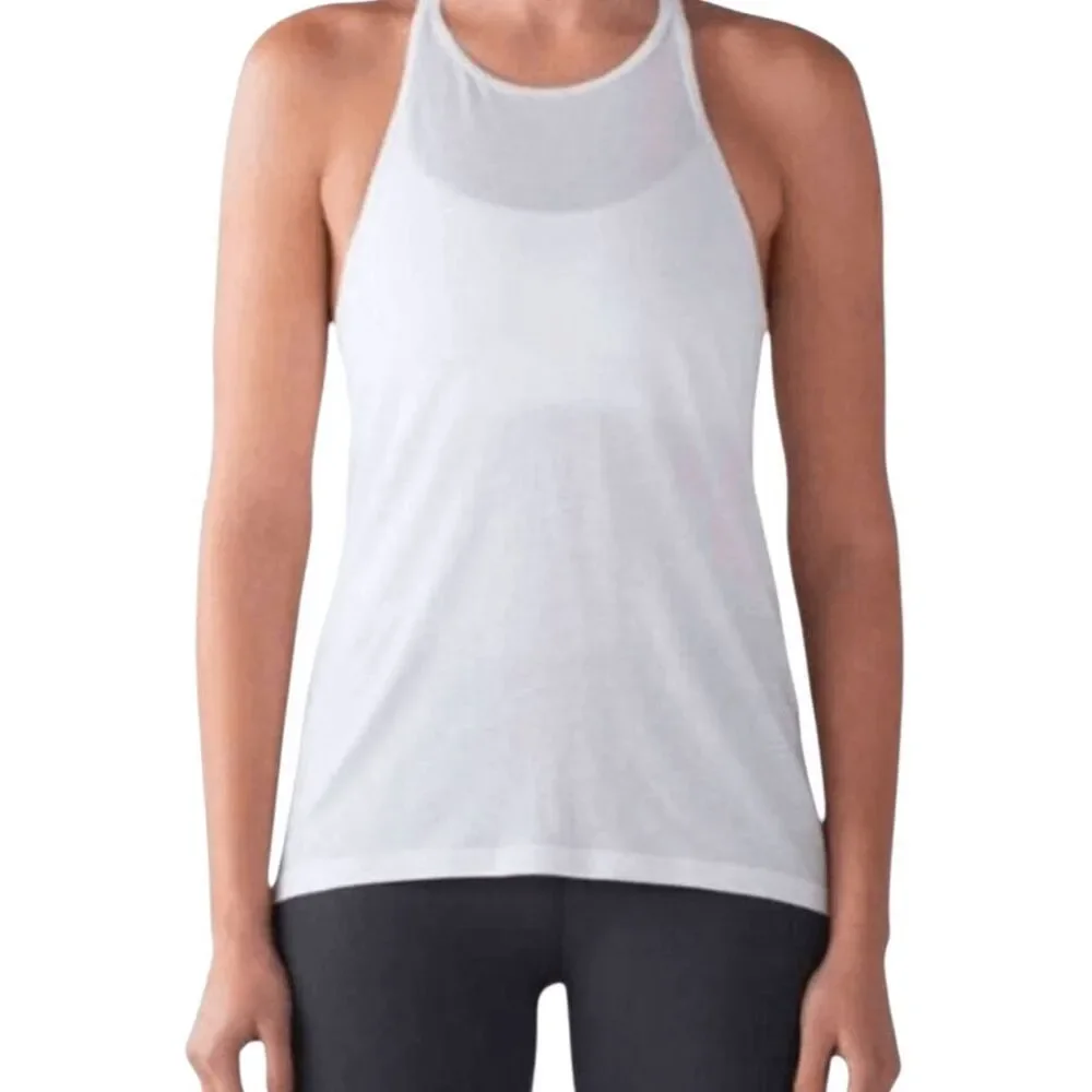 LULULEMON ATHLETICA Trapeze Racerback Tank Size 4
